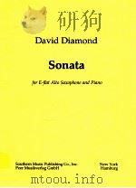sonata for E-flat alto saxophone and piano（1993 PDF版）