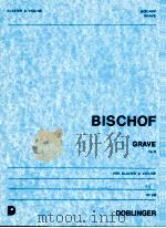 Grave Op.6 1971 Fur Klavier & Violine 03 243 1978 PDF电子版封面