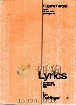Lyrics fur Violine solo Monologue 19 1993 03 073 1997 PDF电子版封面