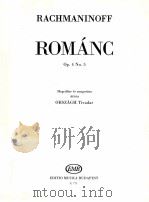 rachmaninoff romanc op.4 No.5 Z.775 1952 PDF电子版封面