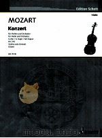 Konzert for Violin and Orchestra G major KV 216 Violine solo Urtext ED 7018 1982 PDF电子版封面