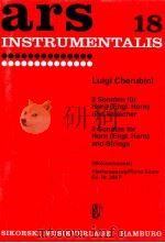 ars 18 2 Sonatas for french Horn or Engl.Horn and Stringorchestra Wojciechowski piano score Ed.Nr.28 1954 PDF电子版封面