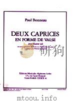 deux capeices en forme de valse pour bassoon solo accompagnement de piano ou d'orchestre a cord（1981 PDF版）
