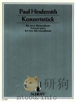 konzertstuck FOR TWO ALTO SAXOPHONES（1983 PDF版）