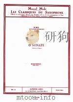 6 sonate for saxophone et piano al 20 830（1951 PDF版）
