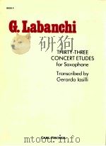 thirty-three concert etudes for saxophone o2489（ PDF版）