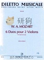 W.A.Mozart 6 Duos pour 2 Violons de I'opera Don Juan dm 838（1981 PDF版）