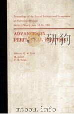 ADVANCES IN PERITONEAL DIALYSIS（1981 PDF版）