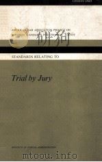 TRIAL BY JURY 1968 PDF电子版封面