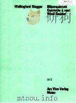 blaserquintett quintette a vent wind quintet op.51 AV 8（1980 PDF版）