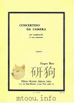 concertino da camera pour saxophone-alto et onze instruments mcmxxxv A.L.19.185（1935 PDF版）