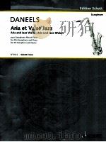 Aria and Jazz waltz for alto Saxophone and Piano SF 9412 1986 PDF电子版封面