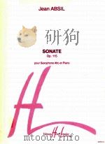 sonate op.115 pour saxophone alto et piano 24063 HL（1963 PDF版）