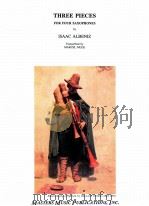 three pieces for four saxophones M 2901（ PDF版）