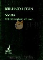 sonata for e flat saxophone and piano ED 11195（1943 PDF版）