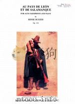 au pays de león et de salamanque for alto saxophone and piano OP.116 M 2638（ PDF版）