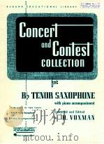 concert and contest collection for B? tenor saxophone with piano accompaniment piano accompaniment（ PDF版）