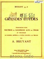 25 grandes etudes transcrites pour hautbois ou saxophone alto ou ténor de gammes arpèges de notes co（ PDF版）