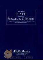 Sonata in g-major for soprano saxophone & piano（1987 PDF版）