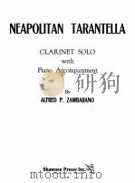 Neapolitan Tarantella clarinet solo with piano accompaniment LA0016（ PDF版）