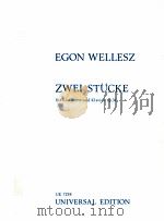 Zwei Stücke für Klarinette und Klavier op.34 UE 7258（1923 PDF版）