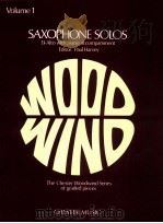saxophone solos E? alto with piano accompaniment volume 1（1989 PDF版）