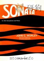 Sonata for Alto Saxophone and piano O5026（1979 PDF版）