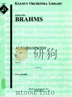Alto Rhapsody Op.53 A 1342（ PDF版）