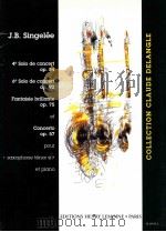 4e solo de concert op.84 6e solo de concert op.92 fantaisie brillate op.75 et concerto op.57 pour sa（1995 PDF版）