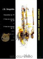 concertino OP.78 3e solo de concert op.78 5e solo de concert op.91 pour saxophone alto Mib et piano（1995 PDF版）