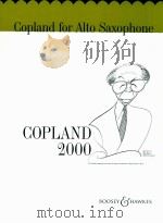 copland for alto saxophone 1999 PDF电子版封面 Hirsthfeld