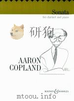 Sonata for clarinet and piano（1988 PDF版）