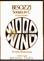 sonata in C for oboe and piano 1991 PDF电子版封面 0711948925