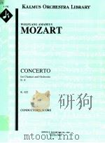 Concerto for Clarinet and Orchestra in  A  K. 622 A 1782（ PDF版）