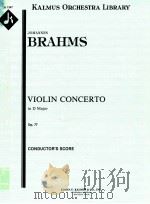 Violin Concerto in D Major  Op.77 A1347（ PDF版）
