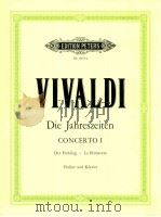 edition peters Nr.9055a Die Jahreszeiten Le Stagioni Vier Konzerte für Violine und Streichorchester 1965 PDF电子版封面