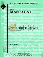 Cavalleria Rusticana Intermezzo Sinfonico A 1689（ PDF版）