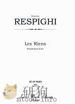 Les Riens Rossiniana Suite set of parts 08839 Str=4-4-3-2-2 PDF电子版封面