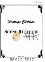 Scène Rustique pour hautbois et piano 1997 PDF电子版封面