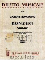 diletto musicale Nr.270 Konzert für Trompete Streicher und Basso continuo Partitur 1968 PDF电子版封面