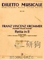 diletto musicale DM 1295 partita in b für bl?serensemble 2 oboen 2 klarinetten trompete 2 h?rner 2 f（1999 PDF版）