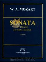 Sonata KV 293b 302 per tromba e pianoforte Z.13 992 1994 PDF电子版封面