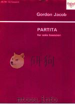 partita for solo bassoon（1971 PDF版）