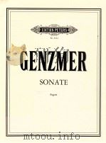 sonate fur fagott PDF电子版封面 Harald Genzmer