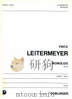 Monolog Op.84 fur Fagott solo 05 503（1979 PDF版）