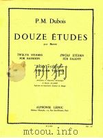 twelve studies for bassoon AL 21830（1957 PDF版）