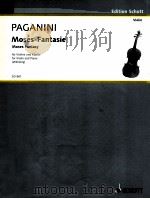 Moses-Fantasie for violin and piano ed 861（1937 PDF版）
