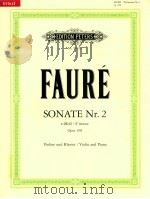 edition peters Nr.9881a Sonate Nr.2 e Minor Opus 108 for Violin and Piano（1998 PDF版）