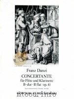 concertante for flute clarinet and orchestra B flat op.41 GM 956（1983 PDF版）