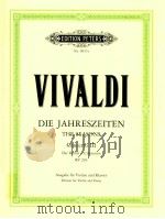 edition peters Nr.9055c Die Jahreszeiten Le Stagioni Vier Konzerte für Violine und Streichorchester（1957 PDF版）